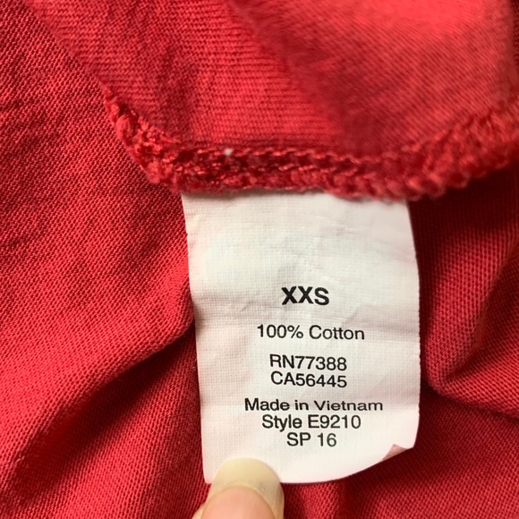 J. Crew red tshirt - Picture 4 of 4